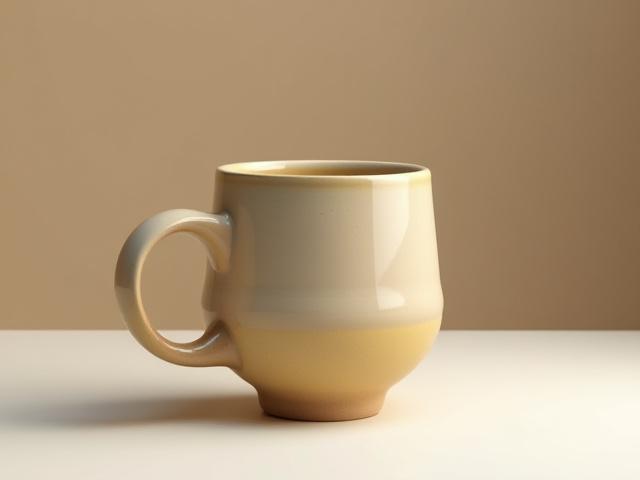 Photorealistisches Rendering eines eleganten Keramikbechers